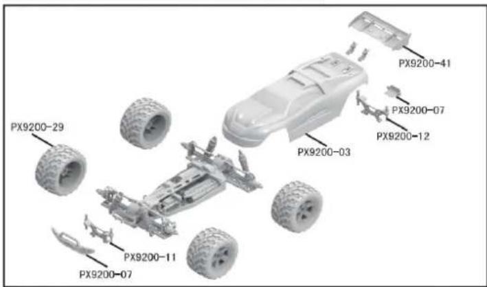 Vevor 206E - DEVICE EXPLOSION DIAGRAM - 5