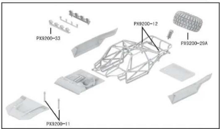Vevor 206E - DEVICE EXPLOSION DIAGRAM - 6