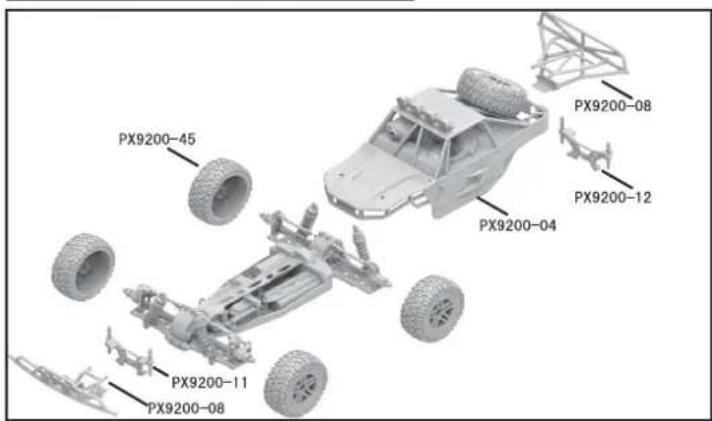 Vevor 206E - DEVICE EXPLOSION DIAGRAM - 2