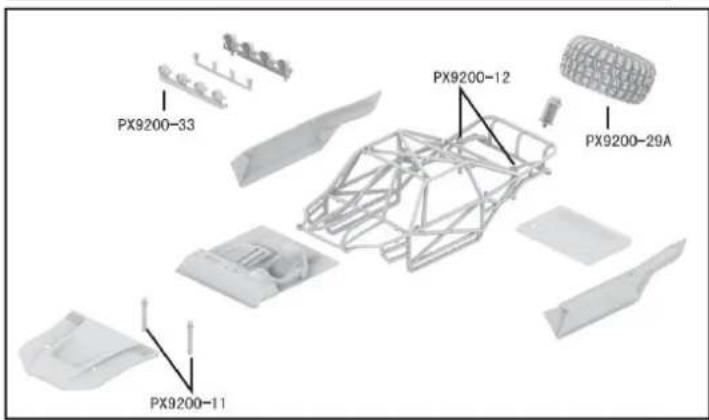 Vevor 206E - DEVICE EXPLOSION DIAGRAM - 6