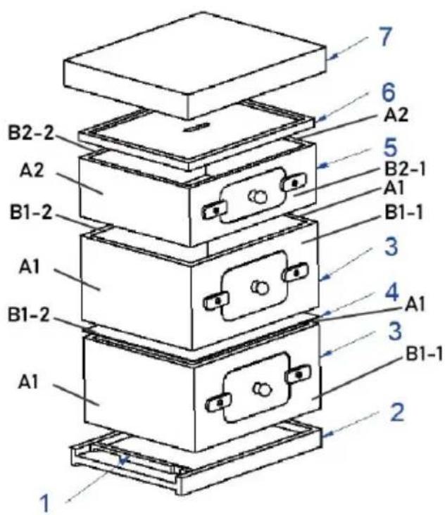 7 6 A2 5 B2-1 A2 B1-2 A1 B1-1 3 4 A1 3 B1-1 2 1