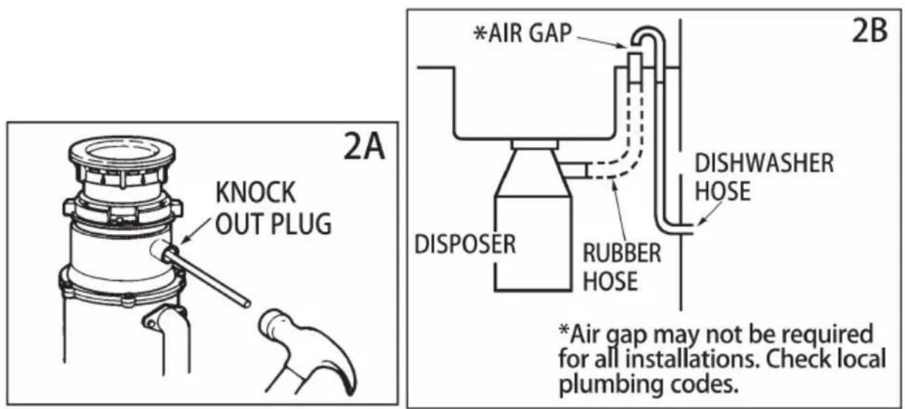 Vevor JW301 - DISHWASHER CONNECTION - 1