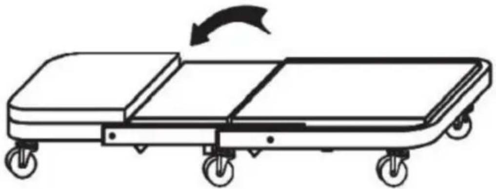 Vevor MC 402Z - CREEPER DE GARAGE PLIABLE - 2