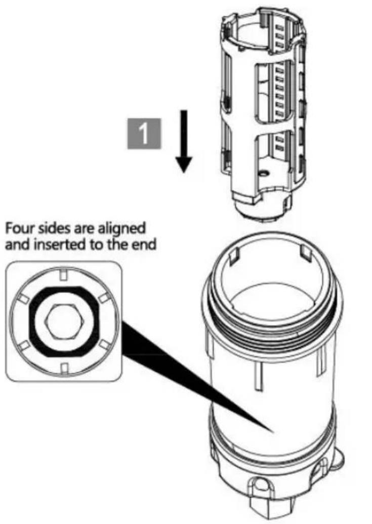 Vevor BSKT2N1G - Install the Scaper and Mesh - 1