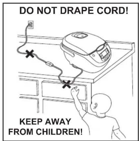 MIDEA MBFS5017 - Short Cord Instructions - 1