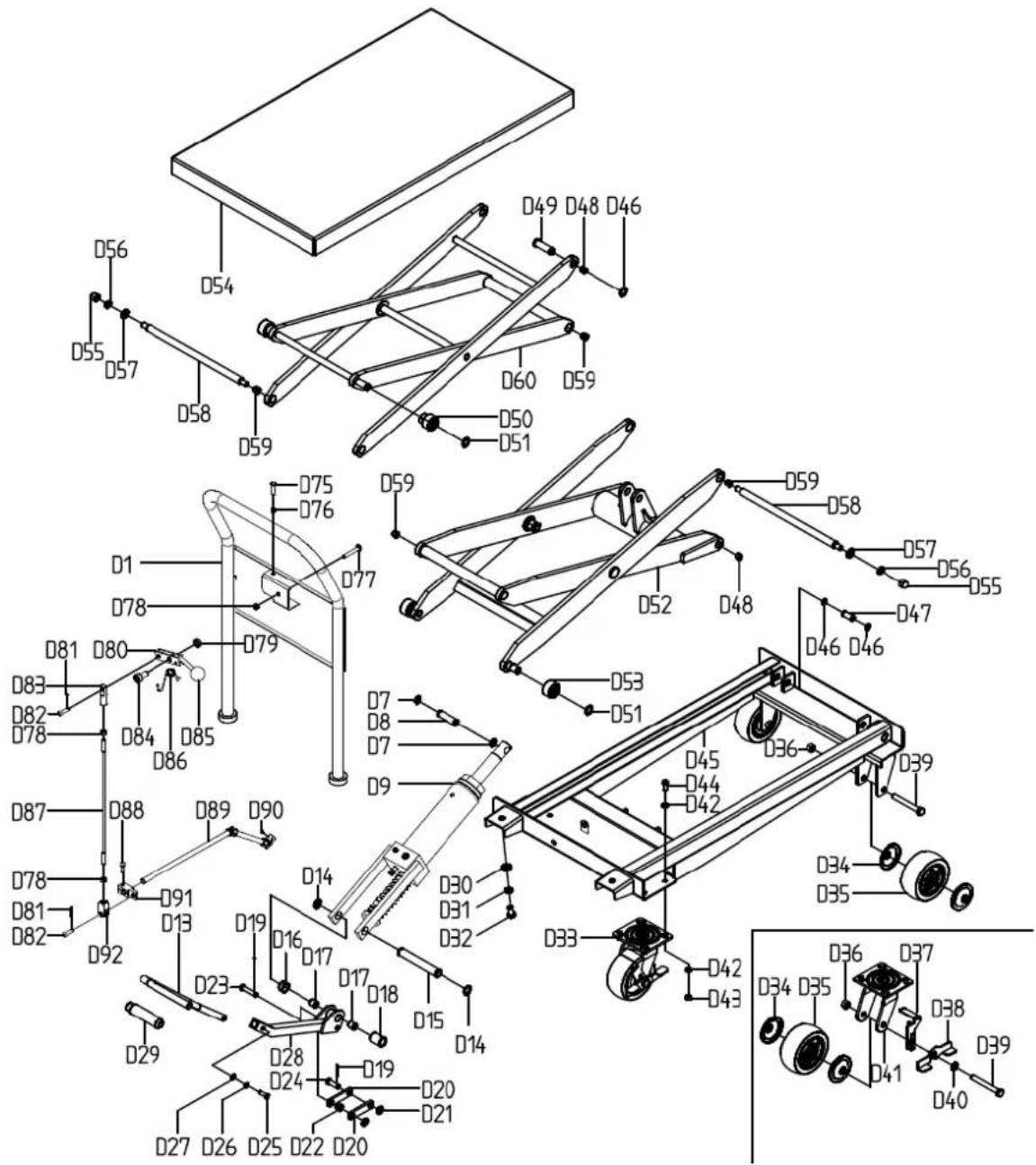 Holzmann SHT150XF - Explosionszeichnung SHT350XXF / Exploded View SHT350XXF / Vista de despiece SHT350XXF / Vue éclatée SHT350XXF / Rozpadový výkres SHT350XXF - 1