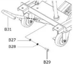 Holzmann SHT150XF - Fastening the Foot Lever (for SHT150XF, SHT300XF and SHT350XXF) - 1