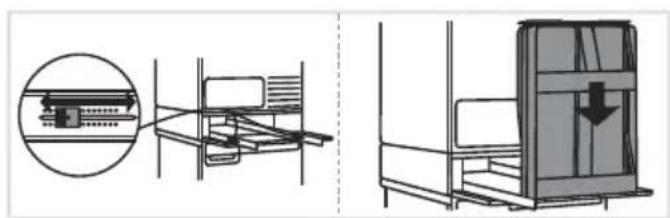 ASKO HI150W - Adjusting and fixing the ironing board (before first use) - 6