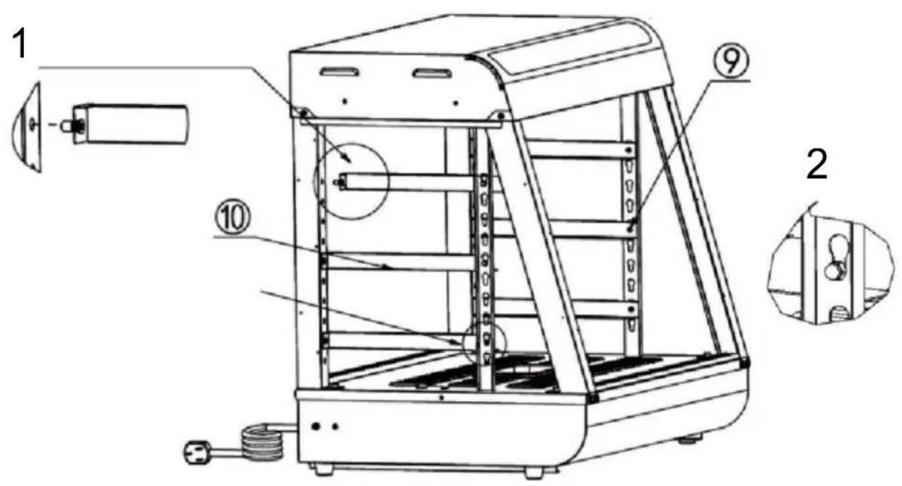 Vevor SCCJ60S - Schéma d'installation du produit : - 13