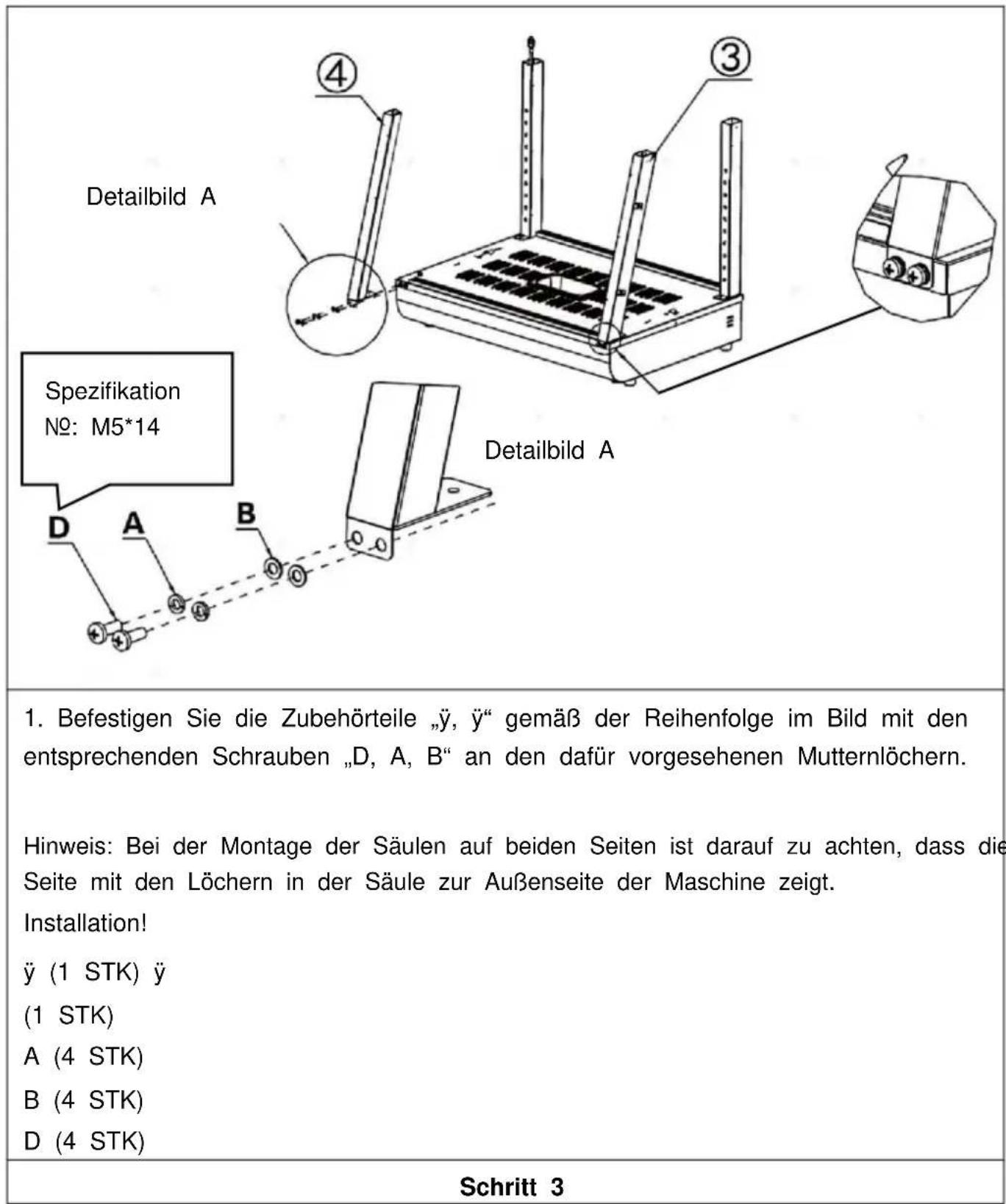 Vevor SCCJ60S - Schritt 2 - 1