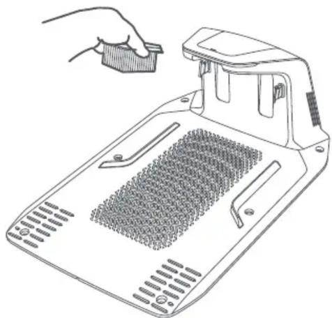 MOVA 600 - - Replacing the Cleaning Brush - 1