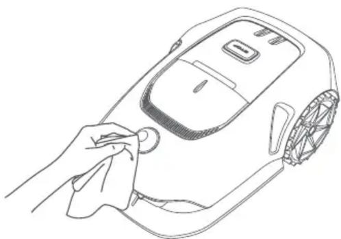 MOVA 600 - - Das Robotergehäuse, Fahrgestell und Schneidkopf: - 6