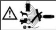 SCHEPPACH HCE1400 - Erklärung der Symbole auf dem Gerät - 6