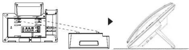 GRANDSTREAM GRP2636 - Instalacja Telefonu (podstawka na Telefon): - 1