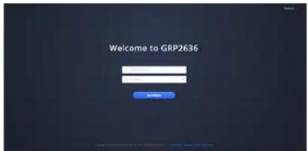 GRANDSTREAM GRP2636 - KONFIGURATION DES TELEFONS: Konfiguration des GRP2636 via Web-Browser: - 1