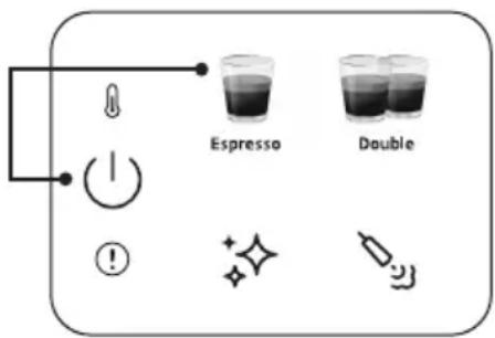BEKO CEP 5302 B - Setarea cantităților pentru Espresso simpluși dublu - 2