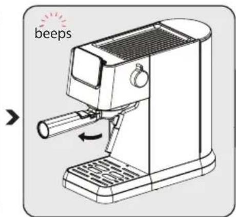 BEKO CEP 5302 B - Preparation unui espresso simplu / dublu - 3