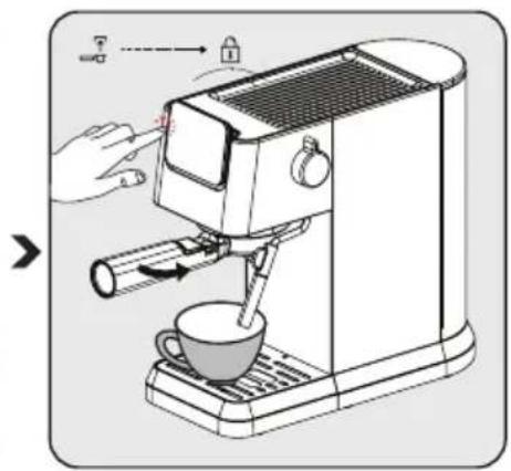 BEKO CEP 5302 B - Preparación de un espresso o un espresso doble - 2