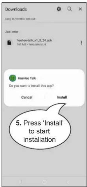 ALECTO HEEHEE - How to install the QR code - 5