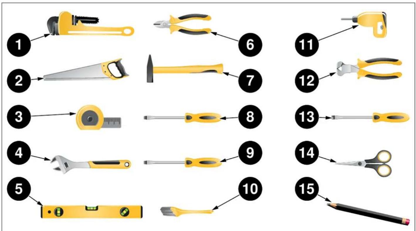 BERTAZZONI DW60S3IBPSS - GEREEDSCHAPPEN DIE NODIG KUNNEN ZIJN - 1