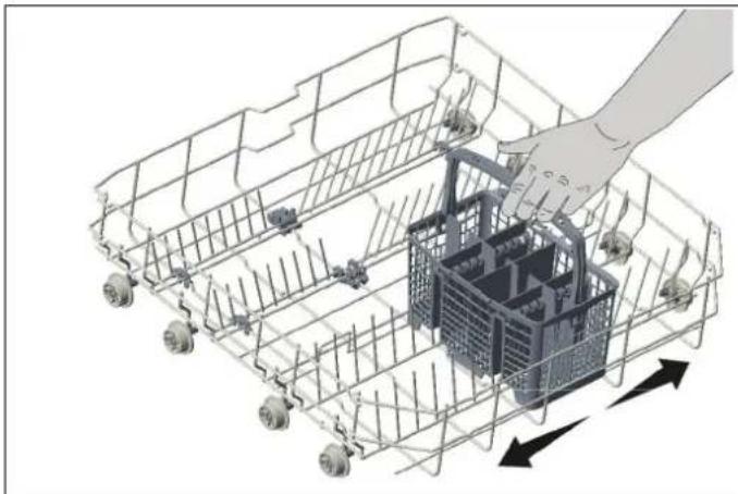 BERTAZZONI DW60S3IBPSS - BESTICKKORG (BEROENDE PÄ MODELL) - 1