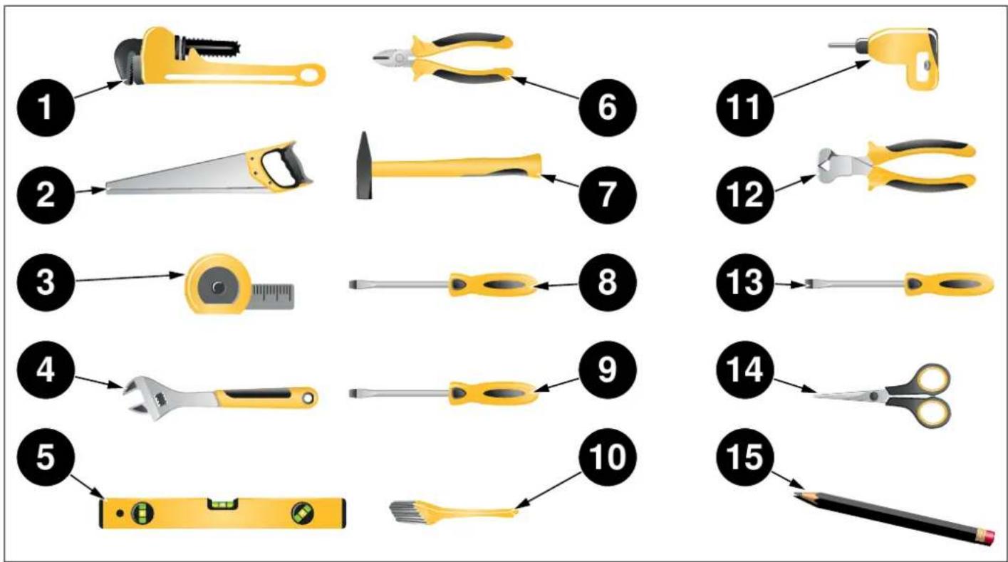 BERTAZZONI DW60S3IBPSS - TOOLS THAT MAY BE REQUIRED - 1