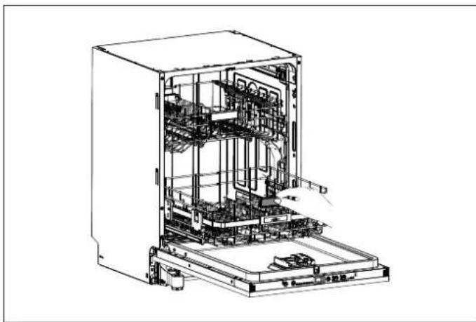 BERTAZZONI DW60S3IBPSS - PANIER Inférieur à soulevement FACILE (SELON le MODELE) - 1