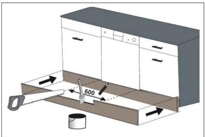 BERTAZZONI DW60S3IBPSS - ATTACHING THE KICKPLATE - 1