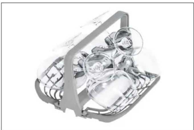 BERTAZZONI DW60S3IBPSS - DIRECTE WASZONE (AFHANKELIJK VAN HET MODEL) HOUDER VOOR STEELGLAZEN (AFHANKELIJK VAN HET MODEL) - 6