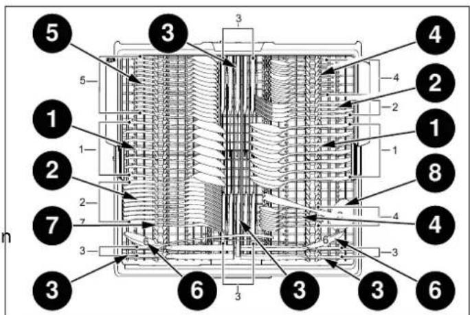 BERTAZZONI DW60S3IBPSS - DERDE REK (AFHANKELIJK VAN HET MODEL) - 1