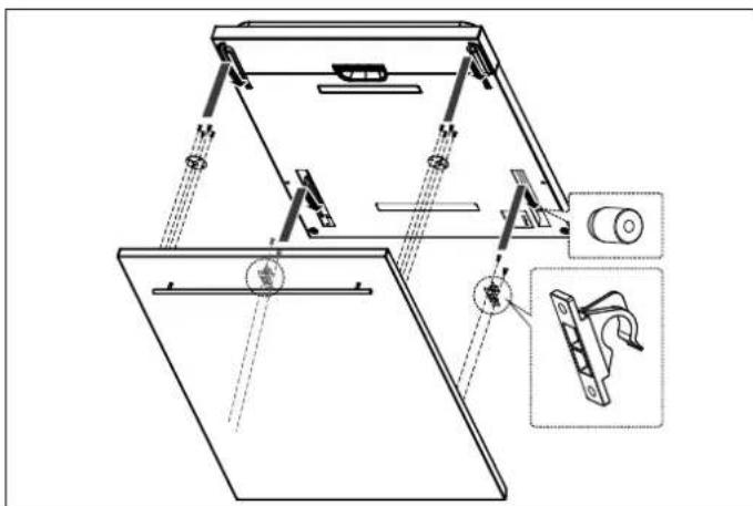 BERTAZZONI DW60S3IBPSS - INSTALLAZIONE DEL PANNELLO ESTERNO DELLO SPORTELLO (A SECONDA DEL MODELLO) - 1