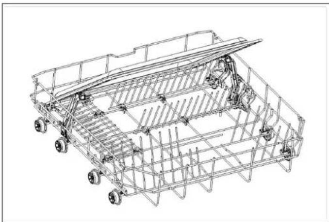 BERTAZZONI DW60S3IBPSS - SCHAALHOUDER (AFHANKELIJK VAN HET MODEL) - 1