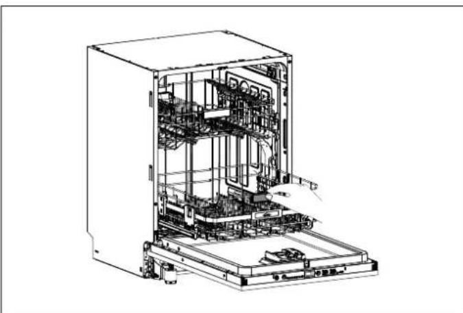 BERTAZZONI DW60S3IBPSS - CESTELLO INFERIORE A SOLLEVAMENTO FACILITATO (A SECONDA DEL MODELLO) - 1