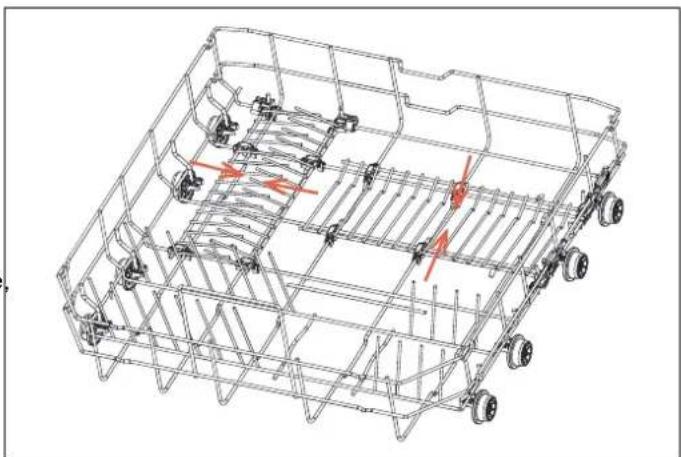 BERTAZZONI DW60S3IBPSS - OPKLAPBARE TANDEN ONDERSTE MAND - 2