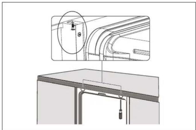 BERTAZZONI DW60S3IBPSS - FIXING THE DISHWASHER INTO THE CABINET - 1