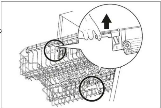 BERTAZZONI DW60S3IBPSS - 1) Height adjustment with load (depending on model) - 2