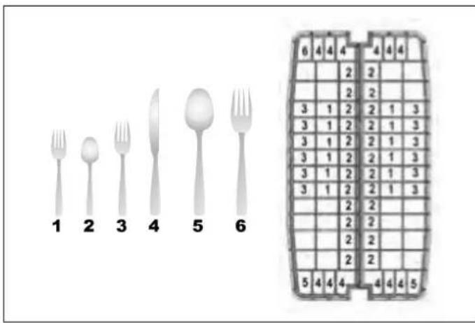 BERTAZZONI DW60S3IBPSS - SILVERWARE BASKET (DEPENDING ON MODEL) - 1