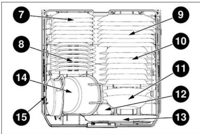 BERTAZZONI DW60S3IBPSS - ONDERSTE REK - 1