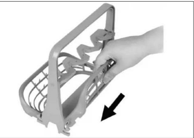 BERTAZZONI DW60S3IBPSS - DIRECTE WASZONE (AFHANKELIJK VAN HET MODEL) HOUDER VOOR STEELGLAZEN (AFHANKELIJK VAN HET MODEL) - 2
