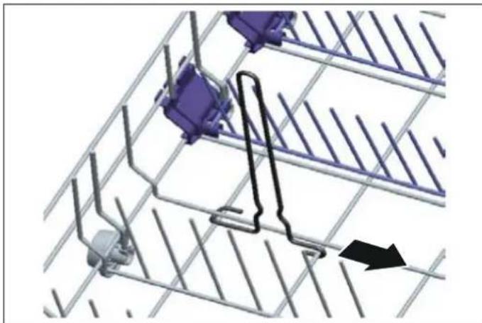 BERTAZZONI DW60S3IBPSS - FLESSENHOUDER (AFHANKELIJK VAN HET MODEL) - 1