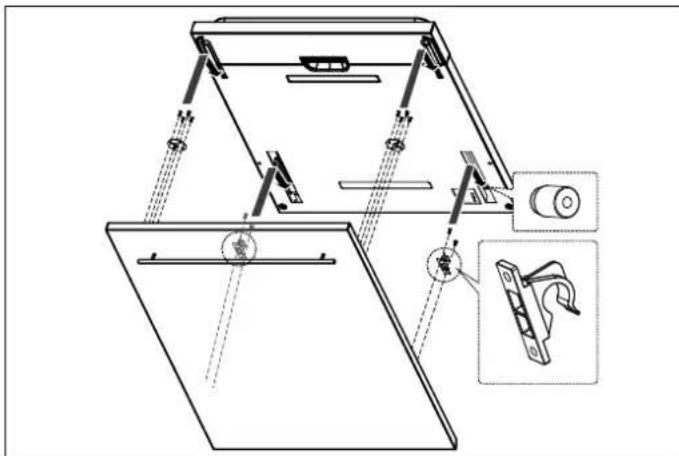BERTAZZONI DW60S3IBPSS - INSTALLING THE OUTER DOOR PANEL (DEPENDING ON MODEL) - 1