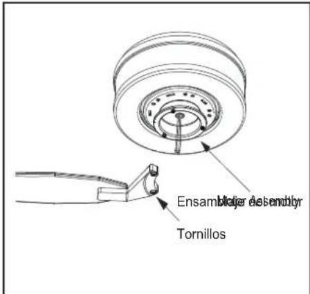 Progress Lighting P250061 - Cómo fijar las aspas del ventilador - 2