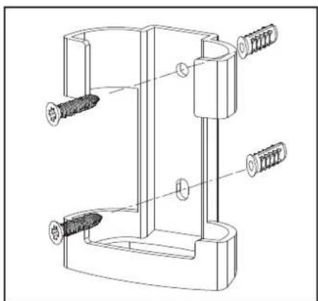 Progress Lighting P250061 - Installation du support de télécommande - 1