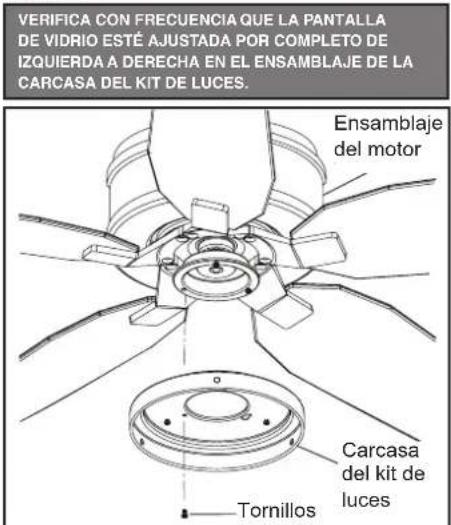 Progress Lighting P250061 - Cómo instalar el conjunto del soporte del kit de luces/carcasa del kit de luces/pantalla de la lámpara - 1