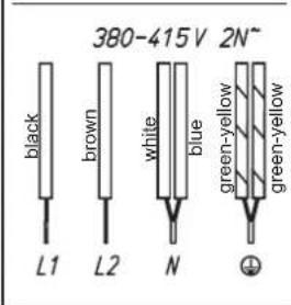 Fors IKT 604 S FB - Mains cable available in the factory - 3