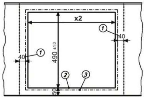Fors IKT 604 S FB - Worktop cut-out - 4