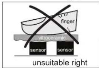 Fors IKT 604 S FB - What must be observed when operating sensor fields? - 1