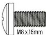 SANUS VXL7 - TV Screws - 4