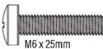 SANUS VXL7 - TV Screws - 2