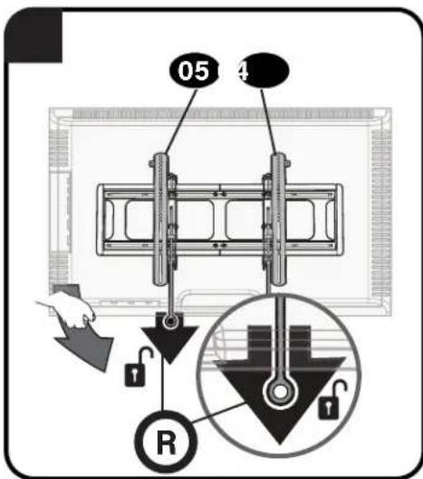SANUS VXL7 - REMOVING THE TV - 4